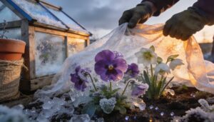 protecting winter flowers from frost protecting winter flowers from frost