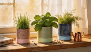 recycled tea tin herb containers recycled tea tin herb containers