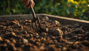 removing rocks, sticks, and clumps removing rocks, sticks, and clumps