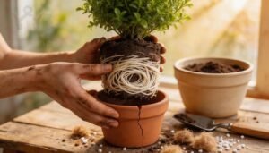 repot plants at the right time repot plants at the right time