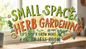 small space herb gardening