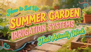 summer garden irrigation systems