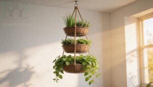 tiered hanging baskets for corners tiered hanging baskets for corners