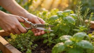trim herbs often to encourage new growth trim herbs often to encourage new growth