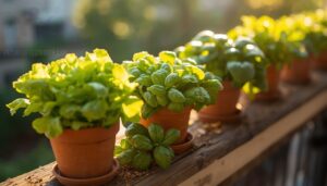 use 1-gallon pots for lettuce and spinach use 1-gallon pots for lettuce and spinach