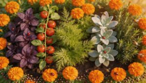 use companion planting for control use companion planting for control