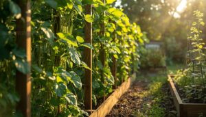 use trellises to save space use trellises to save space