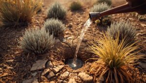 water deeply, then reduce water deeply, then reduce