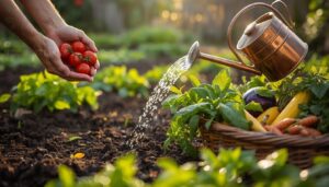 water, maintain, and harvest water, maintain, and harvest