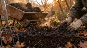 add aged organic matter add aged organic matter