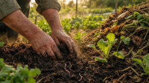 adding compost, manure, and organic matter adding compost, manure, and organic matter