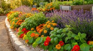 along bed borders along bed borders