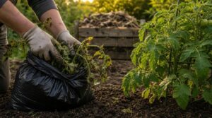 avoid composting blighted tomato plants avoid composting blighted tomato plants