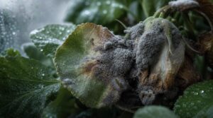botrytis and gray mold on foliage botrytis and gray mold on foliage