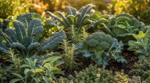 brassicas with thyme, sage, or rosemary brassicas with thyme, sage, or rosemary