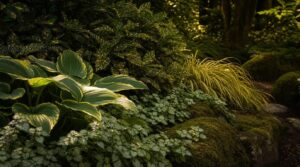 brightening deep shade with variegated leaves brightening deep shade with variegated leaves