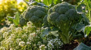 broccoli with sweet alyssum for aphid control broccoli with sweet alyssum for aphid control