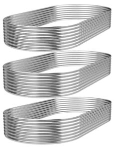 BTDVR 3 PCS Galvanized Raised B0FC1WJY8F