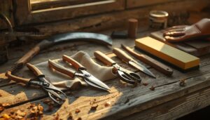 cleaning and sharpening harvest tools cleaning and sharpening harvest tools