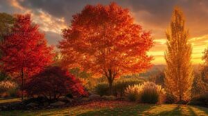 creating autumn color focal points creating autumn color focal points