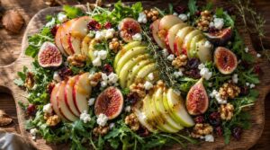 fig, apple, and cheese salad fig, apple, and cheese salad