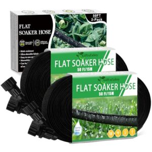 Flat Soaker Hose, Garden Hose B0FCFKFGY3