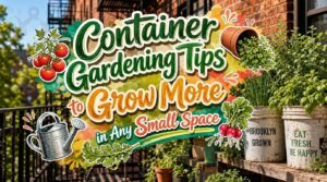 gardening tips for container gardening