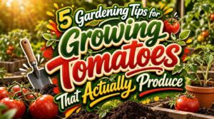 gardening tips for growing tomatoes