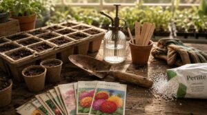 gather seed starting supplies gather seed starting supplies