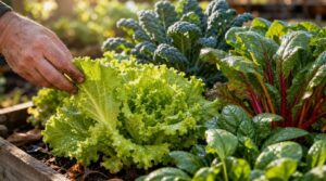 harvesting cut-and-come-again crops harvesting cut-and-come-again crops