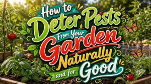 how to deter pests from garden