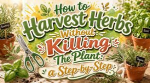 how to harvest herbs without killing the plant how to harvest herbs without killing the plant