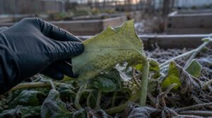 inspecting plants during winter inspecting plants during winter