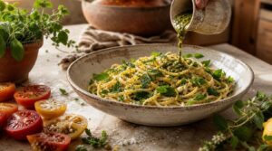 italian pasta with fresh herbs italian pasta with fresh herbs