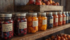 label containers with harvest date and variety label containers with harvest date and variety
