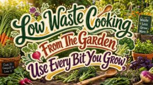 low waste cooking from the garden