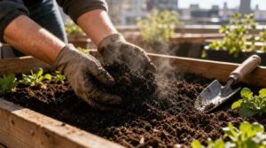 mix compost-rich soil mix compost-rich soil