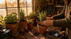 move tender herbs indoors move tender herbs indoors