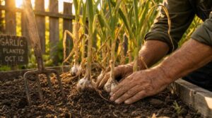 prepare garlic before harvesting prepare garlic before harvesting