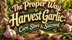 proper way to harvest garlic proper way to harvest garlic