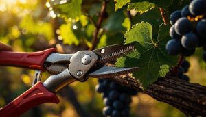 pruning shears for fruiting stems and vines pruning shears for fruiting stems and vines