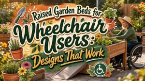 raised garden beds for wheelchair users