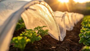 row covers for young vegetables row covers for young vegetables