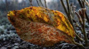 rust spots and fungal leaf damage rust spots and fungal leaf damage