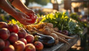 selecting fresh local produce selecting fresh local produce