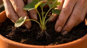 setting the crown above the soil setting the crown above the soil