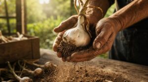 shake off loose soil gently shake off loose soil gently