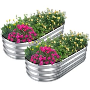 SnugNiture Galvanized Raised Garden Bed B0CX7Y6VPJ