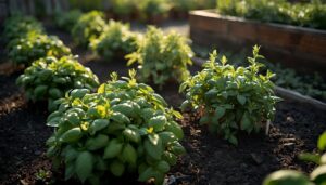 space plants properly so mature herbs have room to spread space plants properly so mature herbs have room to spread