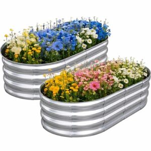 TATAANTY Galvanized Raised Garden Bed B0FVSKZ37Z